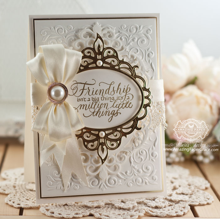 Friendship Card Making Ideas by Becca Feeken using Quietfire Design - Friendship Isn