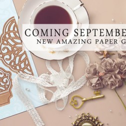 Introducing Cascading Grace coming in September 2015 - a new Spellbinders die by Licensed Designer Becca Feeken for www.amazingpapergrace.com