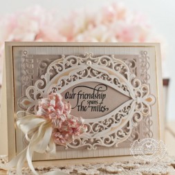 Friendship Card Making Ideas by Becca Feeken using Spellbinders Fleur de Elegance and Quietfire Design - In a Perfect World - www.amazingpapergrace.com