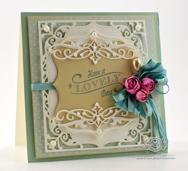 Card Making Ideas by Becca Feeken using Spellbinders Elegant Labels Four - www.amazingpapergrace.com