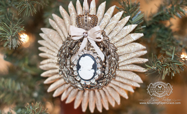 Gift Making Ideas by Becca Feeken using A Gilded Life Crowned Medallion Bronze by Spellbinders - www.amazingpapergrace.com 