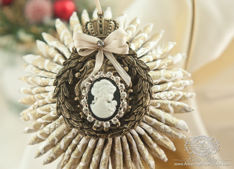 Gift Making Ideas by Becca Feeken using A Gilded Life Crowned Medallion Bronze by Spellbinders - www.amazingpapergrace.com 