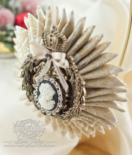 Gift Making Ideas by Becca Feeken using A Gilded Life Crowned Medallion Bronze by Spellbinders - www.amazingpapergrace.com 