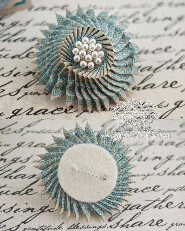 Handmade Gift Making Ideas by Becca Feeken using Ribbon and Spellbinders Elizabeth Border - www.amazingpapergrace.com