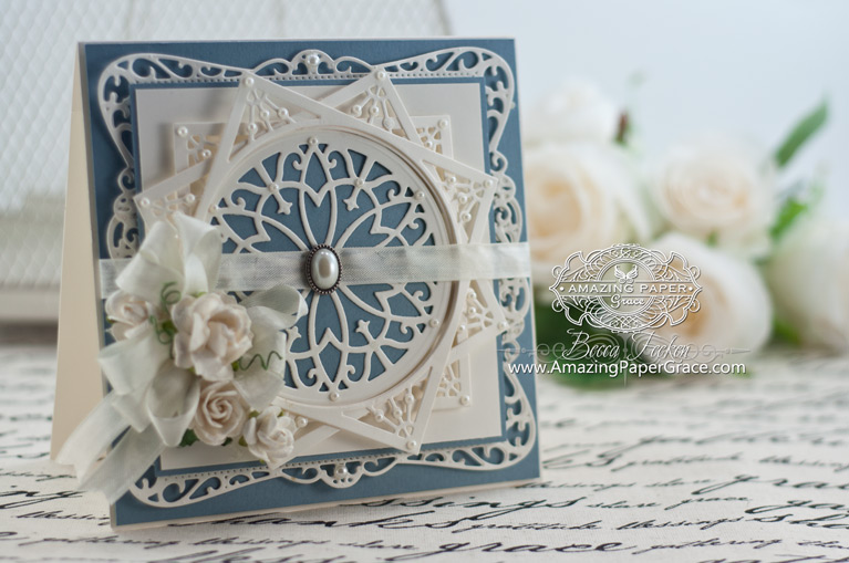 Card Making Ideas by Becca Feeken using Spellbinders Timeless Rectangles - www.amazingpapergrace.com