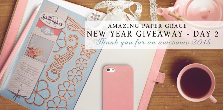 Amazing Paper Grace New Year Giveaway Day 1 - www.amazingpapergrace.com