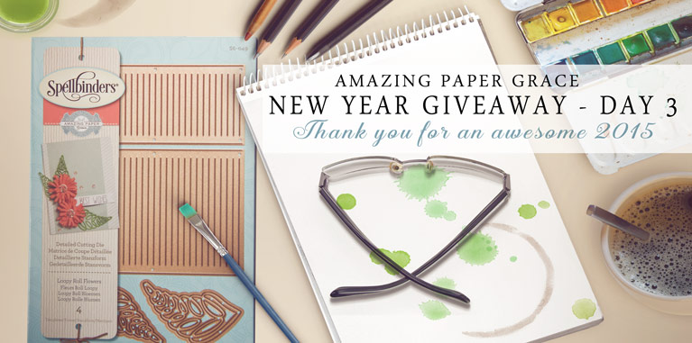 Amazing Paper Grace New Year Giveaway Day 3 - www.amazingpapergrace.com