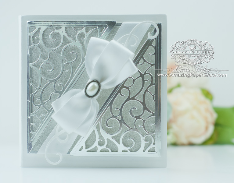 Elegant Gift Portfolio Kit by Becca Feeken using Wedding Collection Dies - www.amazingpapergrace.com