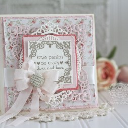 Card Making Ideas by Becca Feeken using Spellbinders Labels 42 Decorative Accents, Spellbinders A2 Divine Eloquence, Spellbinders Elegant Ovals, Spellbinders Majesty - www.amazingpapergrace.com