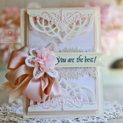 Friendship Card Making Ideas by Becca Feeken Using Quietfire Design - I Don't Tell You Often Enough and Spellbinders S6-078 Regal Allure - full supply list at www.amazingpapergrace.com