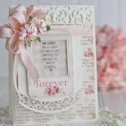Valentines Card Making Ideas by Becca Feeken using Lunette Arched Borders and Graceful Damask - see full supply list at www.amazingpapergrace.com/?p=33271