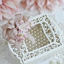 Die Cut Box Ideas by Becca Feeken using Amazing Paper Grace 3D Vignettes by Spellbinders - Grand Cabinet Die Template - see full supply list at www.amazingpapergrace.com/?p=33719