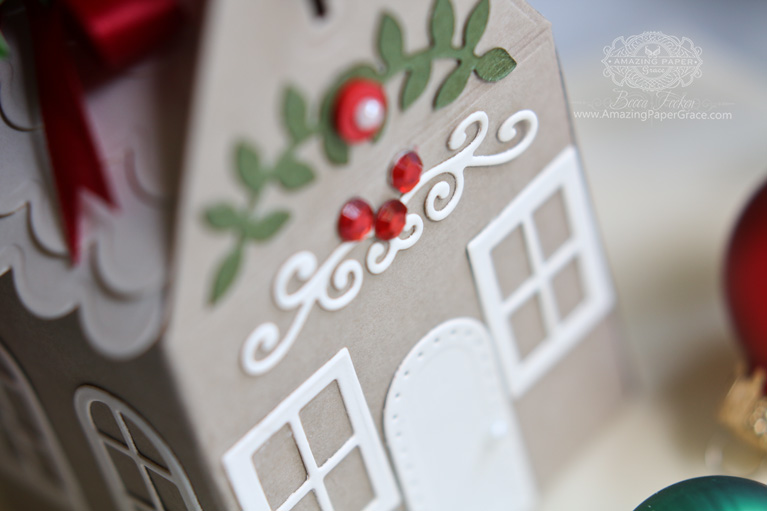 How to Use Charming Christmas Cottage Year-Round by Becca Feeken using Spellbinders Charming Cottage Die - for full supply list see www.amazingpapergrace.com/?p=34216