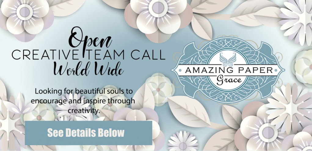 Amazing Paper Grace Creative Team Open Call